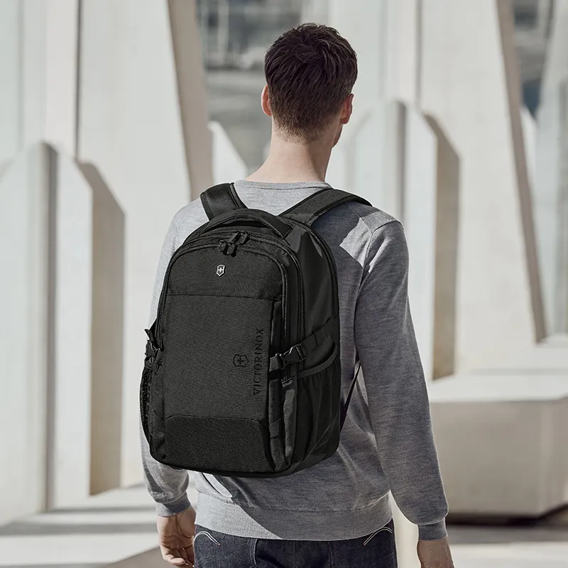 VICTORINOX Polyester Backpack Regular Unisex Black-4