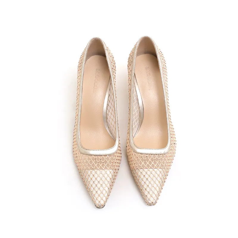 BLOCCO5 Slim Heel High Heels 7CM Women's-8