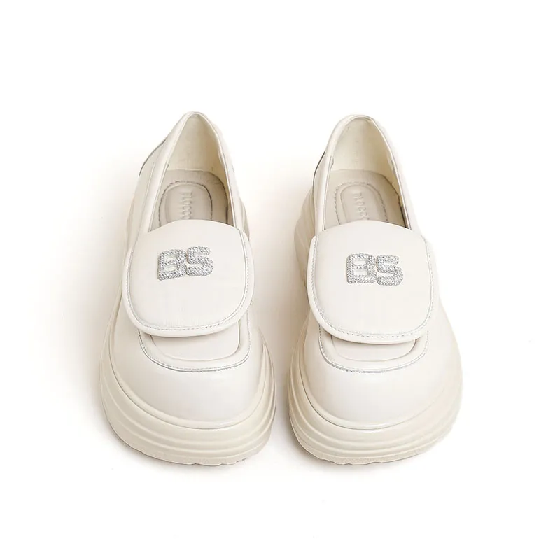 BLOCCO5 Loafers Women's White/Gray-2