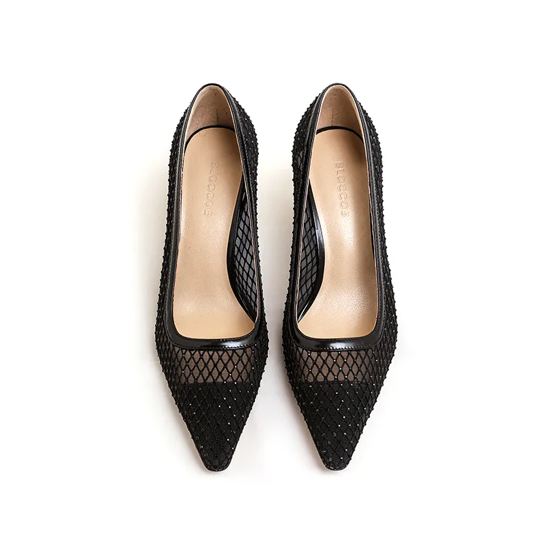 BLOCCO5 Slim Heel High Heels 7CM Women's-3