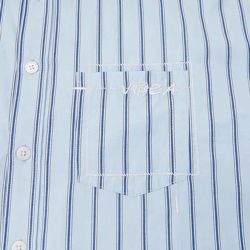 VOBA X TFBOYS 10th Anniversary Co branded Series Shirt Unisex Blue-3