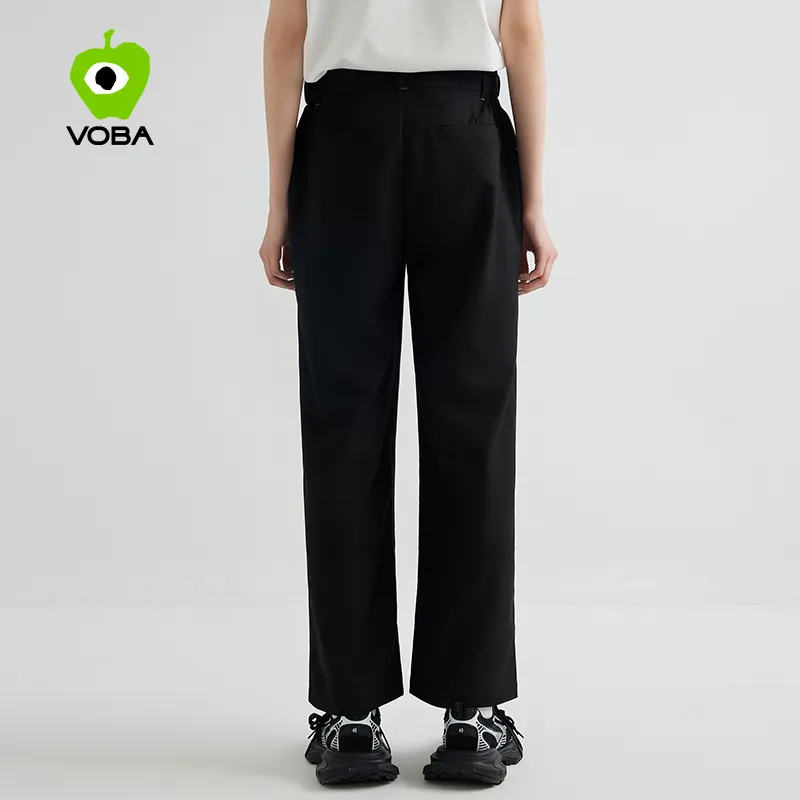 VOBA X TFBOYS 10th Anniversary Co branded Series Casual Pants Unisex Black-3