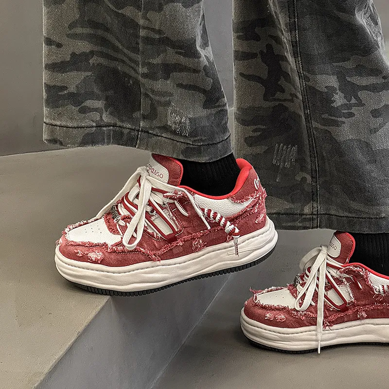 V ZERO FIVE Casual Shoes Men's Red-5