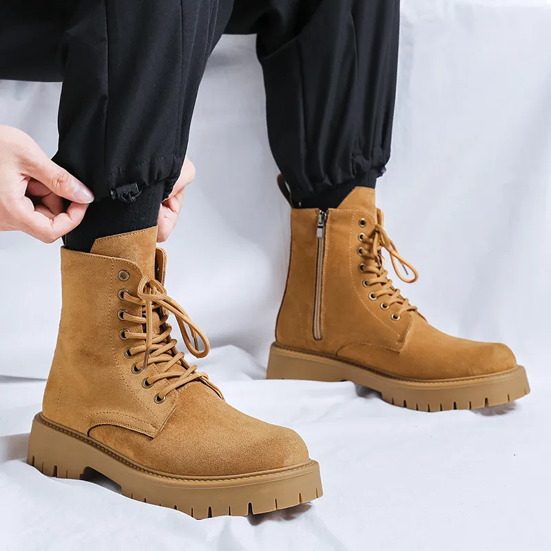 V ZERO FIVE Short Martin Boot 3.5CM Men's-10