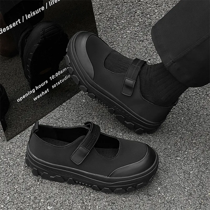 V ZERO FIVE Abrasion Resistant Height Increasing Low Top Casual Shoes Men's-2