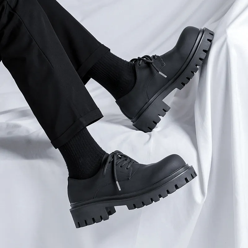 V ZERO FIVE Casual Shoes Unisex Black-6