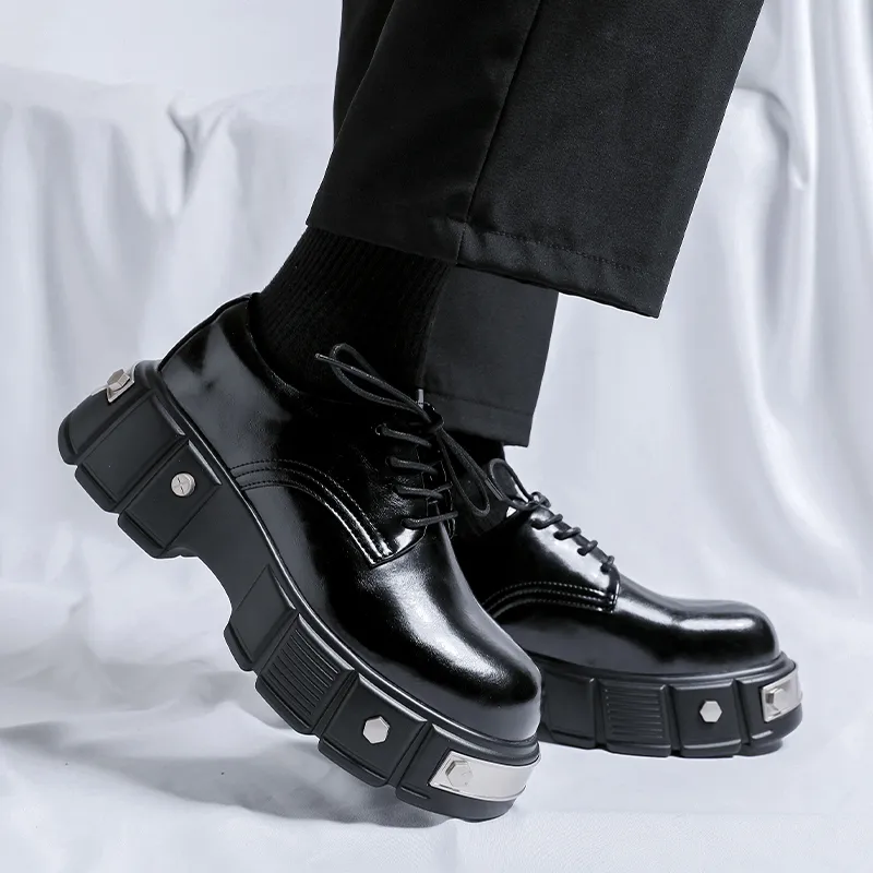V ZERO FIVE Big Head Shoes Casual Shoes Men's Black-14