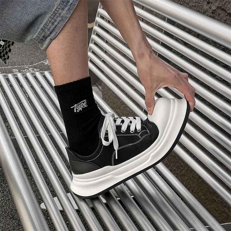 V ZERO FIVE Lightweight Height Increasing Low Top Skateboard Shoes Men's-8