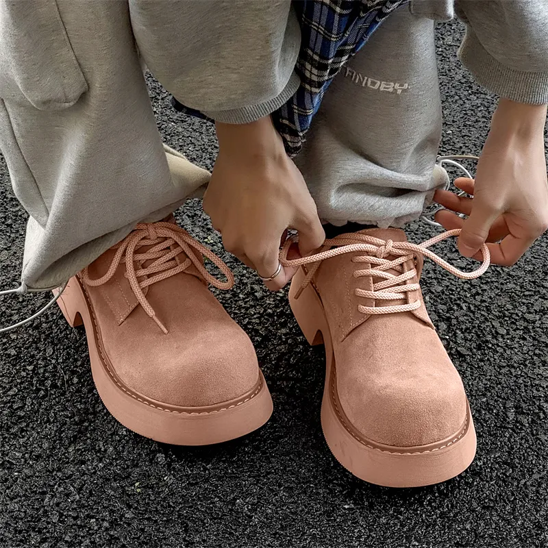 V ZERO FIVE Low Top Casual Shoes Unisex Pink-2