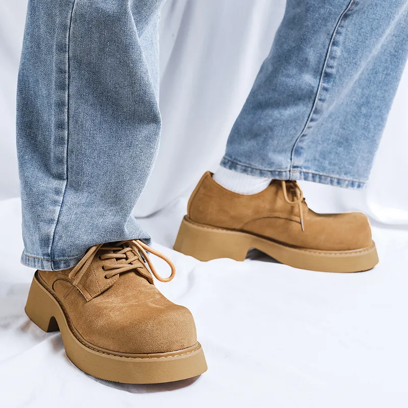 V ZERO FIVE Wear-Resistant Height Increasing Low-Top Casual Shoes Unisex-11