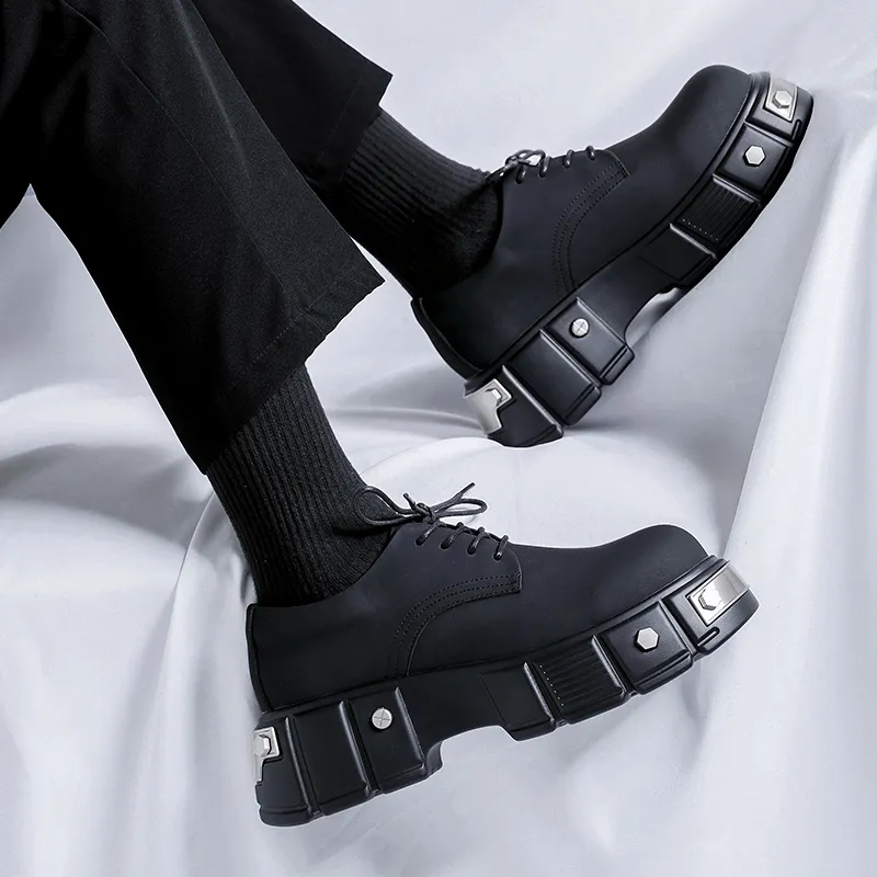 V ZERO FIVE Big Head Shoes Casual Shoes Men's Black-5