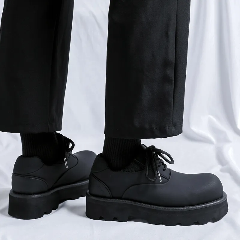 V ZERO FIVE Chunky Derby Shoes Casual Shoes Men's Fashion Minimalist Style British Western-65