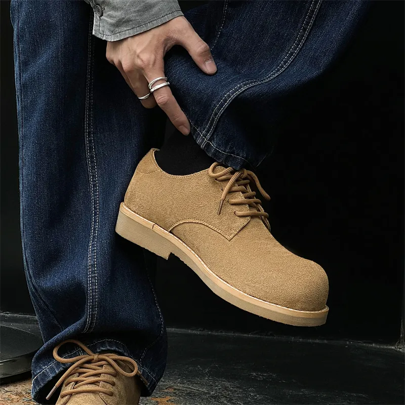 V ZERO FIVE Casual Shoes Men's Yellow European And American Fashion Minimalist Style Versatile-3