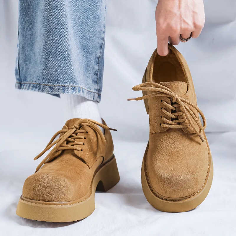 V ZERO FIVE Wear-Resistant Height Increasing Low-Top Casual Shoes Unisex-7