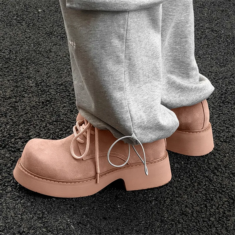 V ZERO FIVE Low Top Casual Shoes Unisex Pink-3