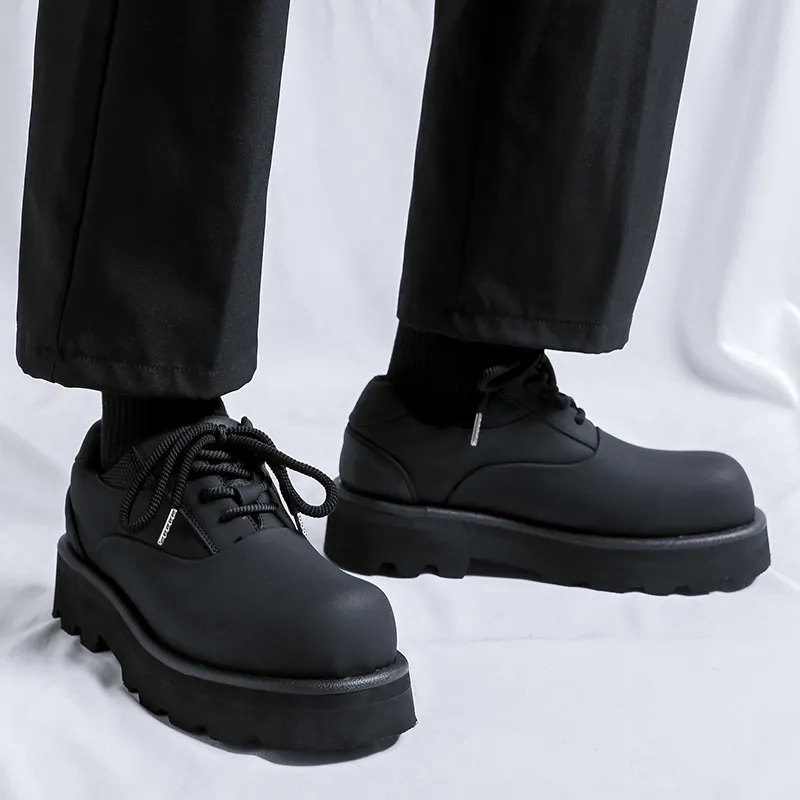 V ZERO FIVE Chunky Derby Shoes Casual Shoes Men's Fashion Minimalist Style British Western-64