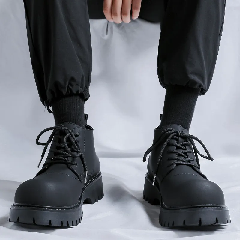 V ZERO FIVE Ankle Boots Men Black-2