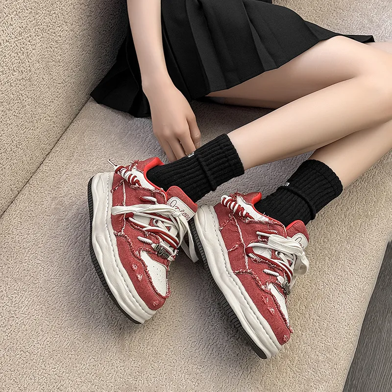 V ZERO FIVE Casual Shoes Men's Red-10