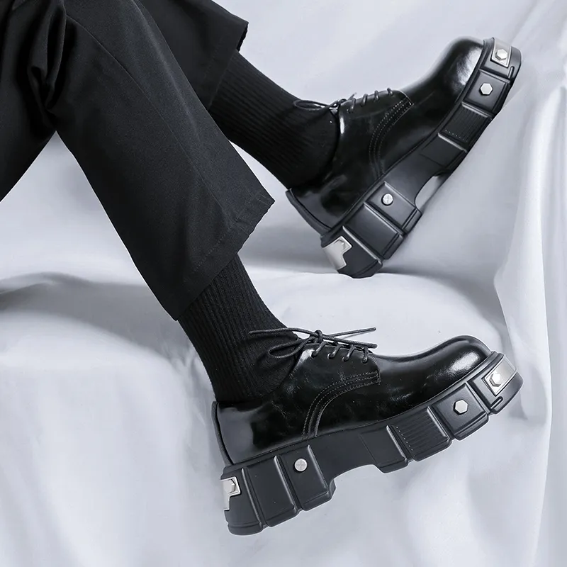 V ZERO FIVE Big Head Shoes Casual Shoes Men's Black-12