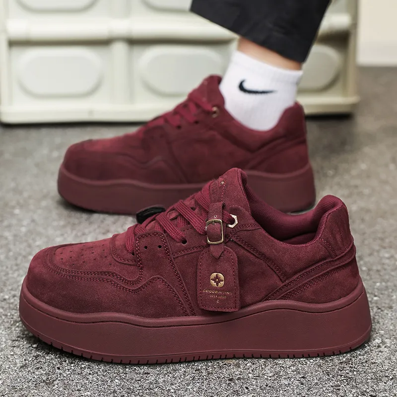 V ZERO FIVE Anti-Slip And Wear-Resistant Height Increasing Low-Top Skateboard Shoes Unisex-5