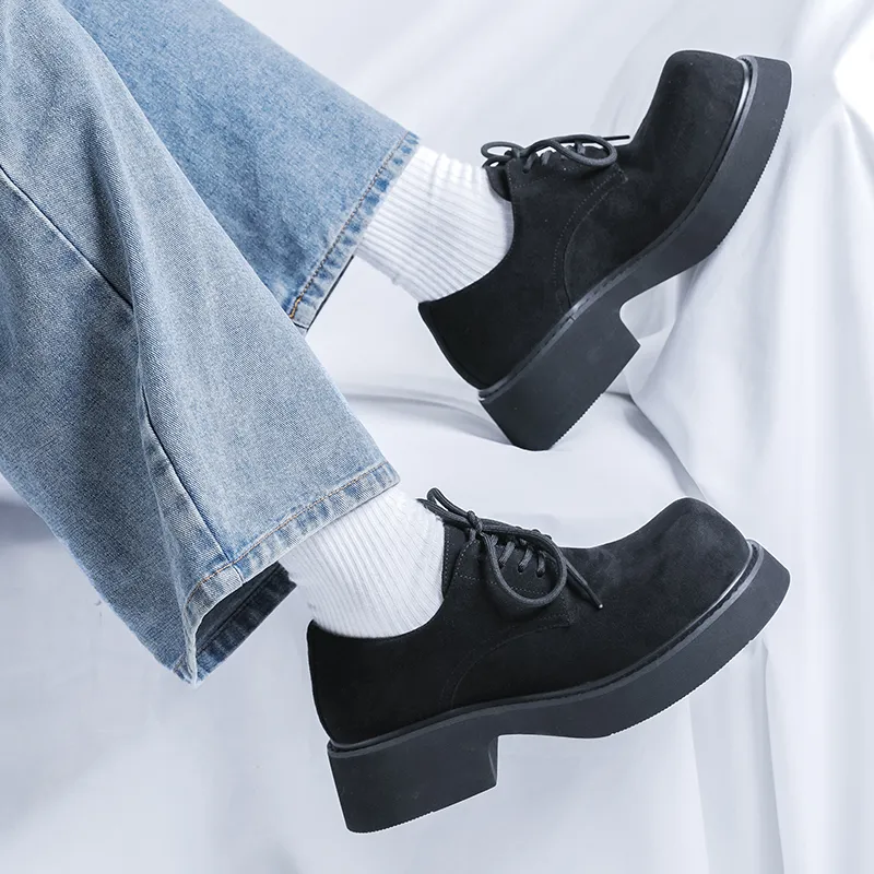 V ZERO FIVE Wear-Resistant Height Increasing Low-Top Casual Shoes Unisex-2