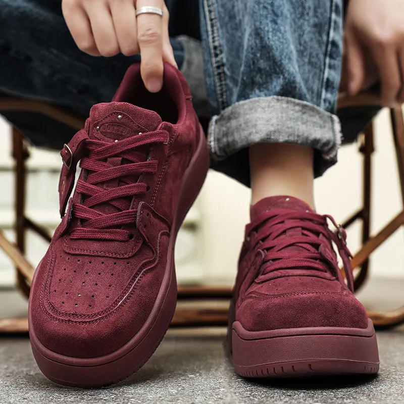 V ZERO FIVE Anti-Slip And Wear-Resistant Height Increasing Low-Top Skateboard Shoes Unisex-6