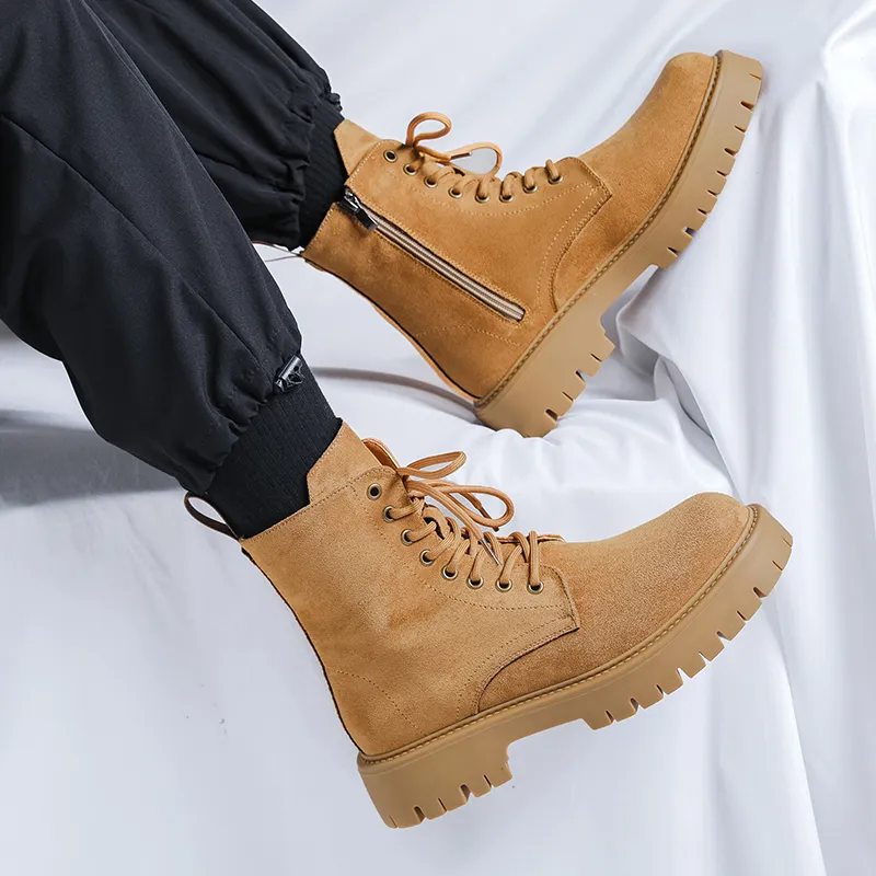V ZERO FIVE Short Martin Boot 3.5CM Men's-9