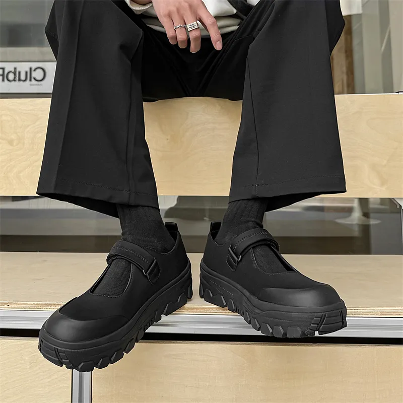 V ZERO FIVE Abrasion Resistant Height Increasing Low Top Casual Shoes Men's-4