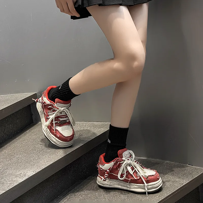 V ZERO FIVE Casual Shoes Men's Red-9