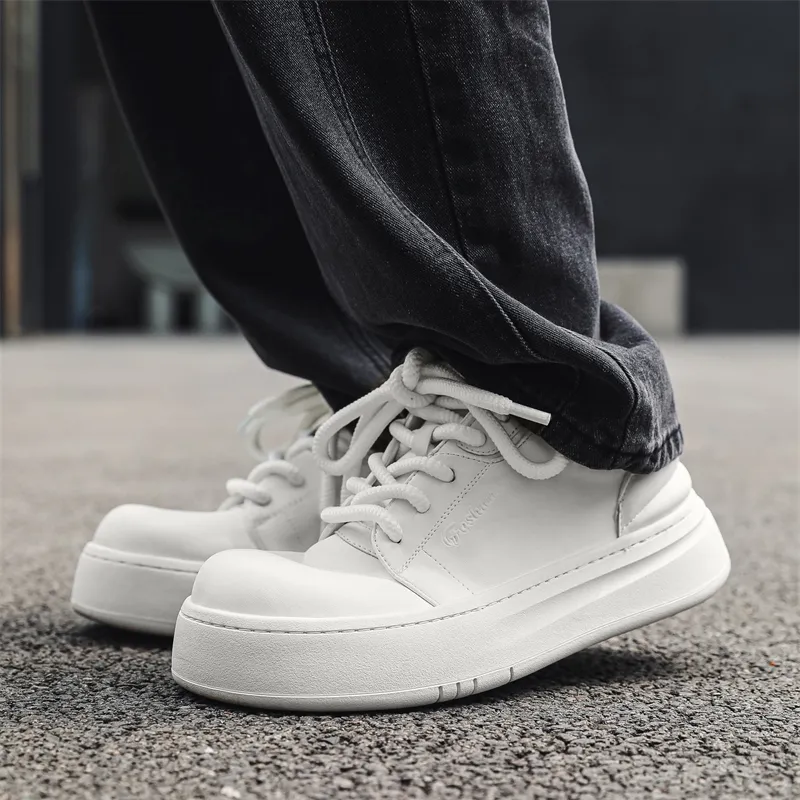 V ZERO FIVE Chunky Derby Shoes Casual Shoes Men's Fashion Minimalist Style British Western-26