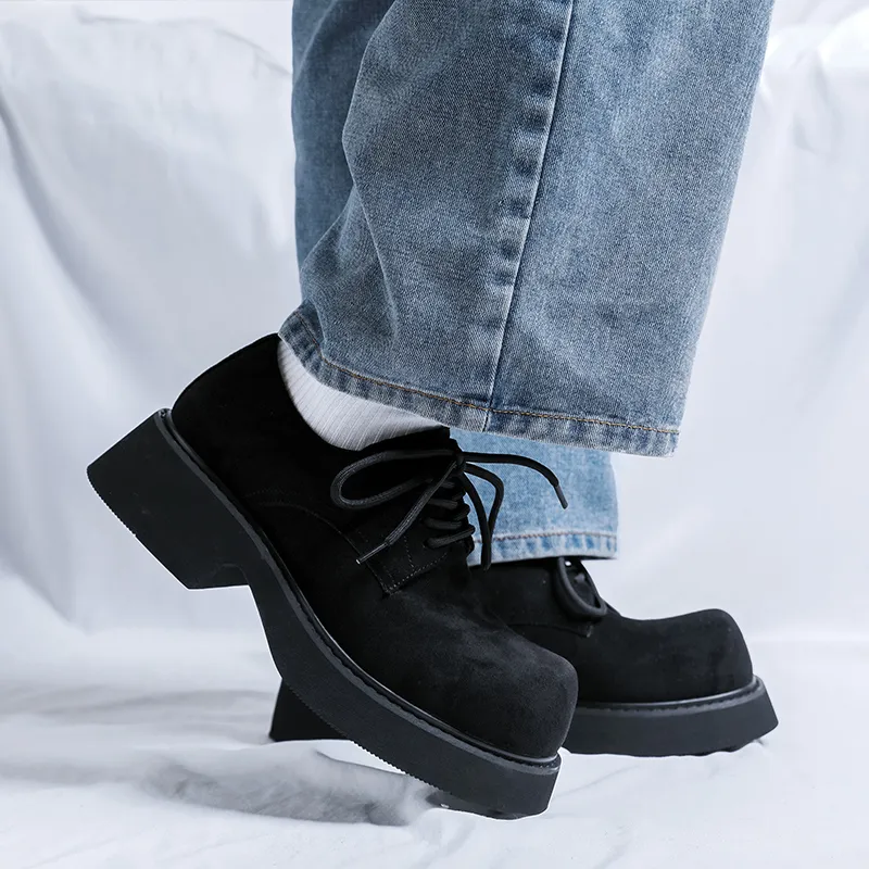 V ZERO FIVE Wear-Resistant Height Increasing Low-Top Casual Shoes Unisex-4