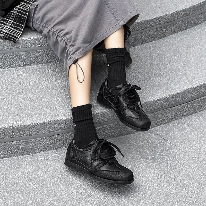 V ZERO FIVE Commute Shoes Abrasion Resistant Shock Absorbers Low Top Casual Shoes Unisex Black Fashion Trend-10
