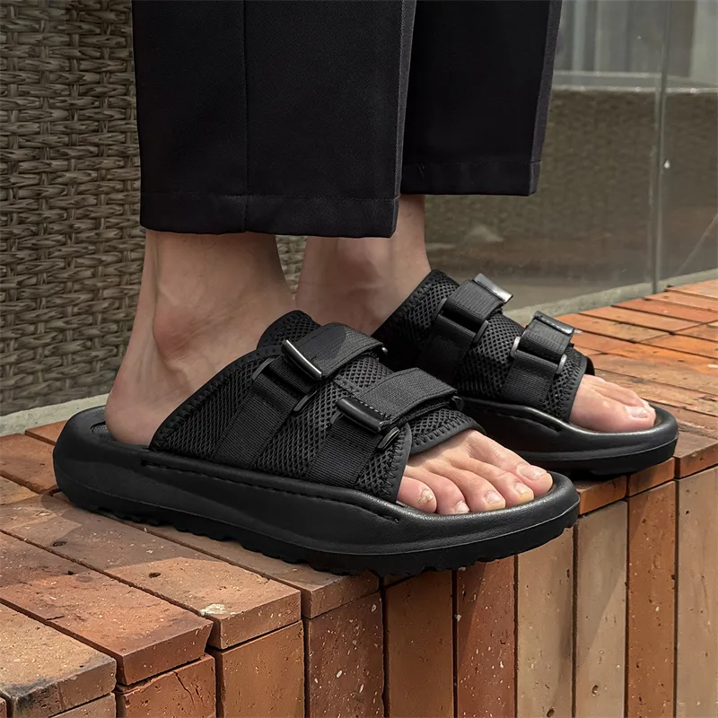 V ZERO FIVE Foam Sole Slip Resistant Odor Resistant Slide Slippers Men's-4