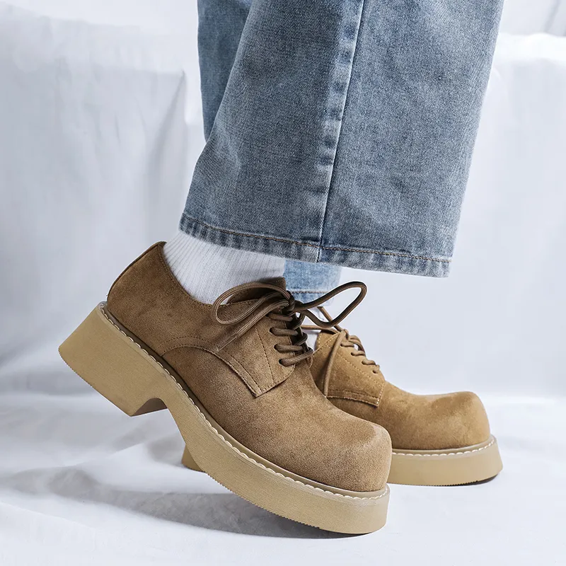 V ZERO FIVE Wear-Resistant Height Increasing Low-Top Casual Shoes Unisex-26