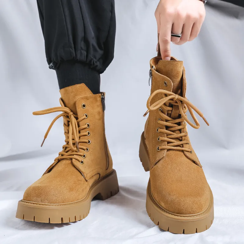 V ZERO FIVE Short Martin Boot 3.5CM Men's-7