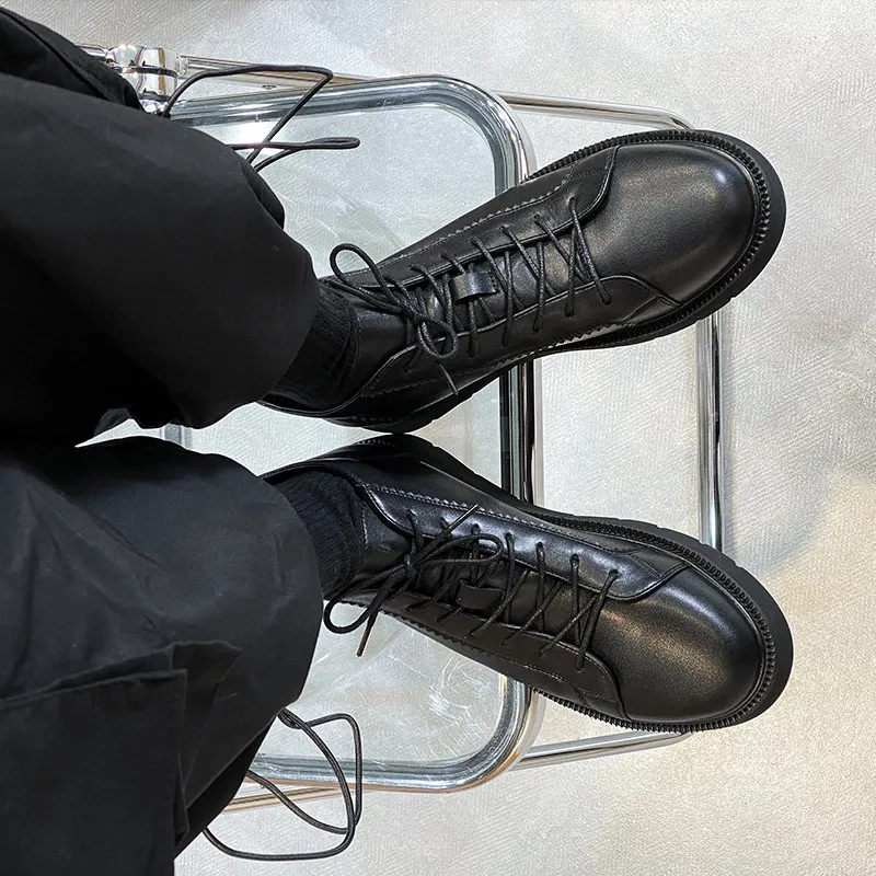 V ZERO FIVE Ankle Boots Men's Black-3