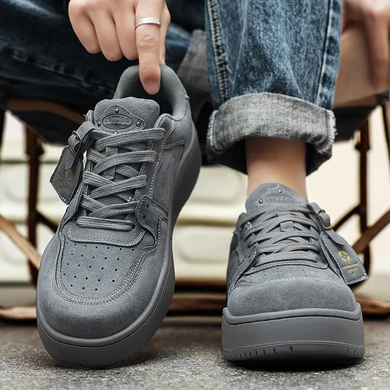 V ZERO FIVE Anti-Slip And Wear-Resistant Height Increasing Low-Top Skateboard Shoes Unisex-3