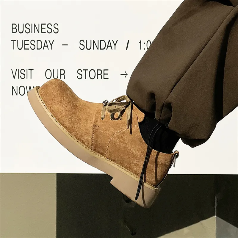 V ZERO FIVE Men's Casual Shoes Men's Apricot-5