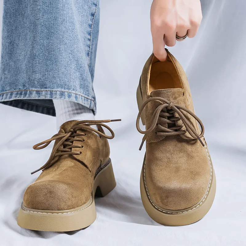 V ZERO FIVE Wear-Resistant Height Increasing Low-Top Casual Shoes Unisex-23