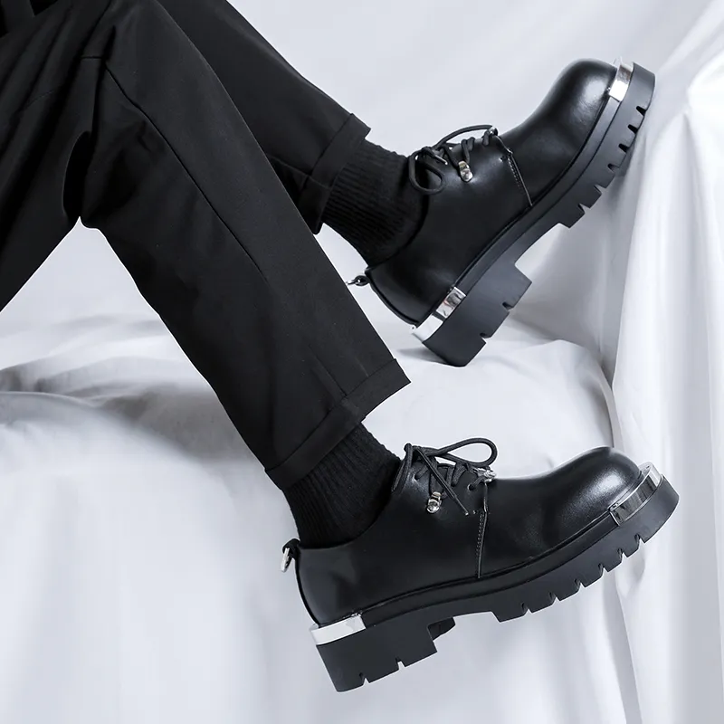 V ZERO FIVE Big Head Shoes Casual Shoes Men's Black-25