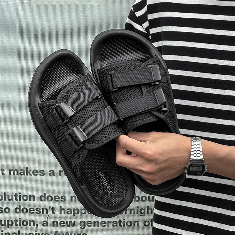 V ZERO FIVE Foam Sole Slip Resistant Odor Resistant Slide Slippers Men's-2