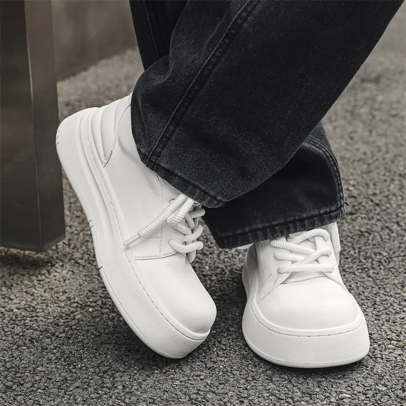 V ZERO FIVE Chunky Derby Shoes Casual Shoes Men's Fashion Minimalist Style British Western-28