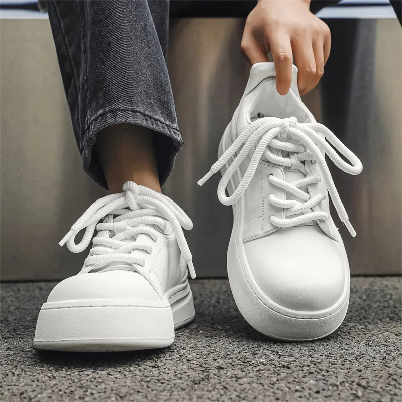 V ZERO FIVE Chunky Derby Shoes Casual Shoes Men's Fashion Minimalist Style British Western-27