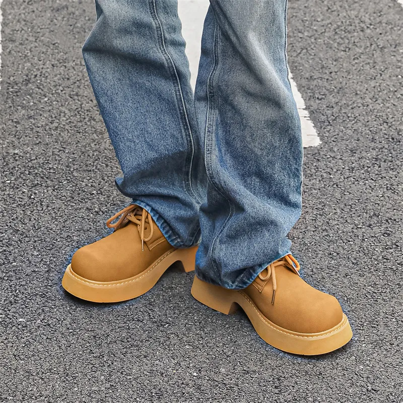 V ZERO FIVE Casual Shoes Unisex Yellow-2