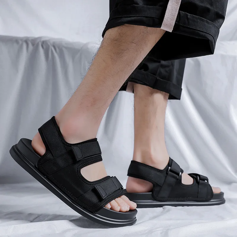 V ZERO FIVE Beach Sandals Men's Black-2