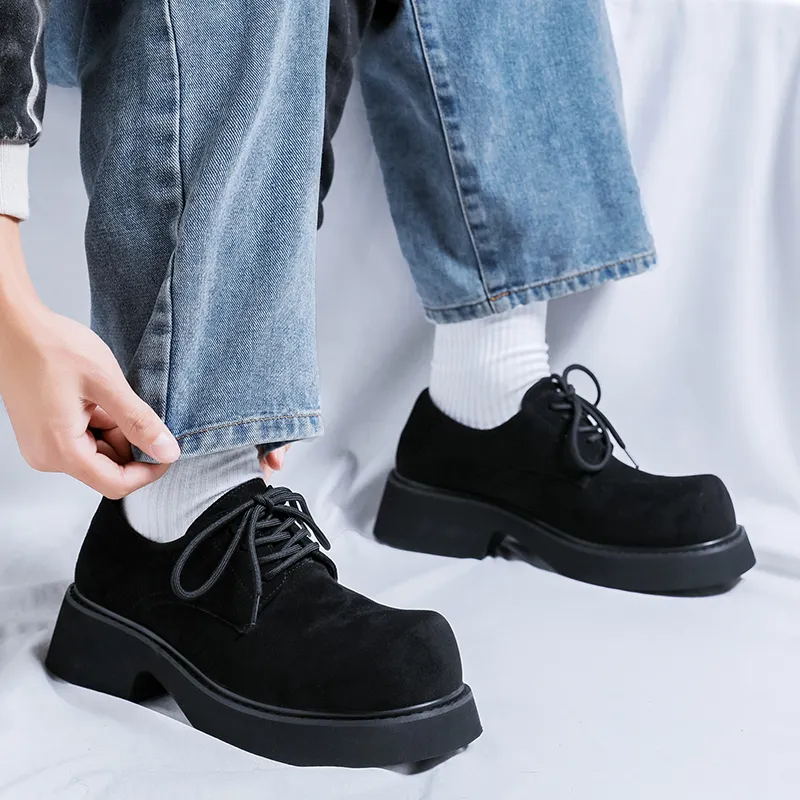 V ZERO FIVE Wear-Resistant Height Increasing Low-Top Casual Shoes Unisex-3