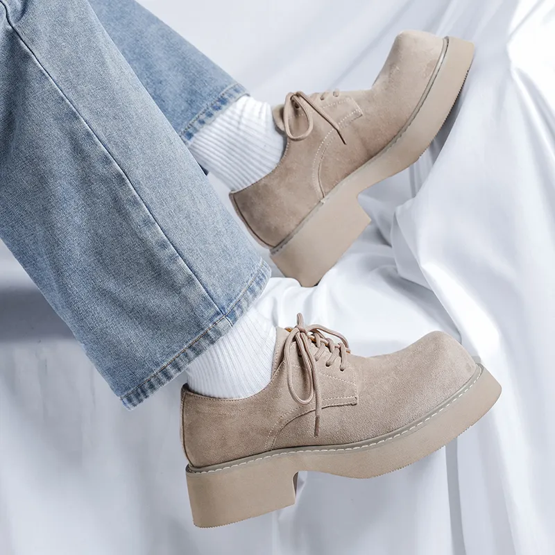 V ZERO FIVE Wear-Resistant Height Increasing Low-Top Casual Shoes Unisex-19