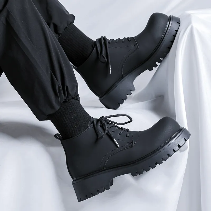 V ZERO FIVE Ankle Boots Men Black-4