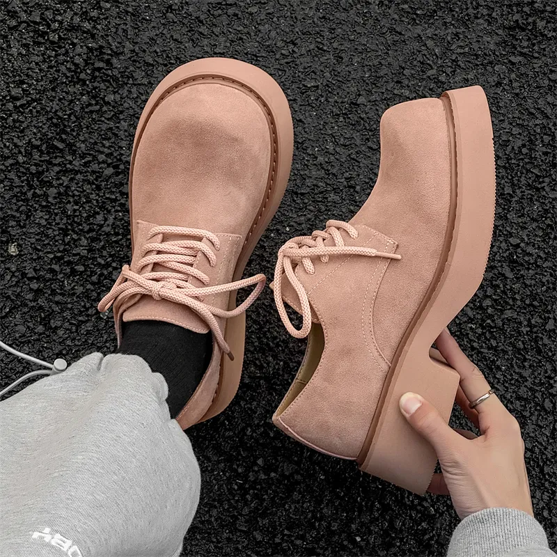 V ZERO FIVE Low Top Casual Shoes Unisex Pink-1