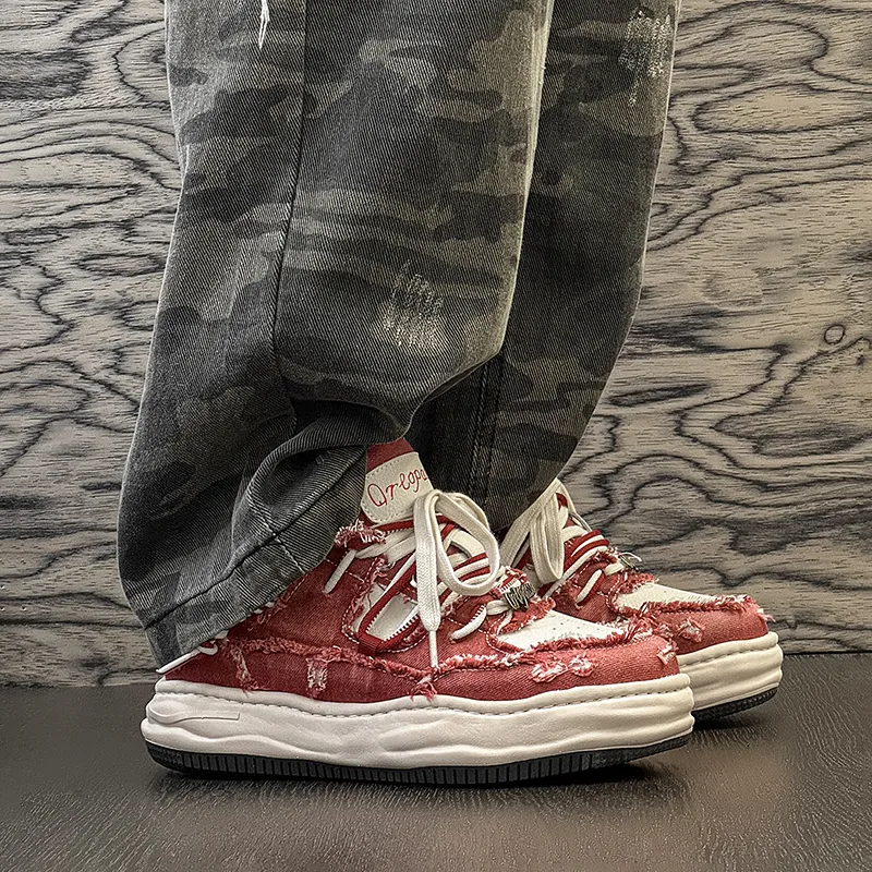 V ZERO FIVE Casual Shoes Men's Red-3